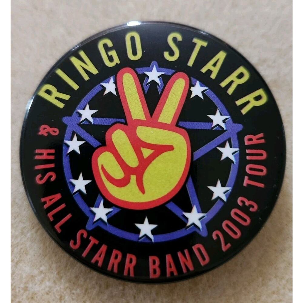 2003 Roccabella Inc. Tour Button For "Ringo Starr & His All Starr Band"